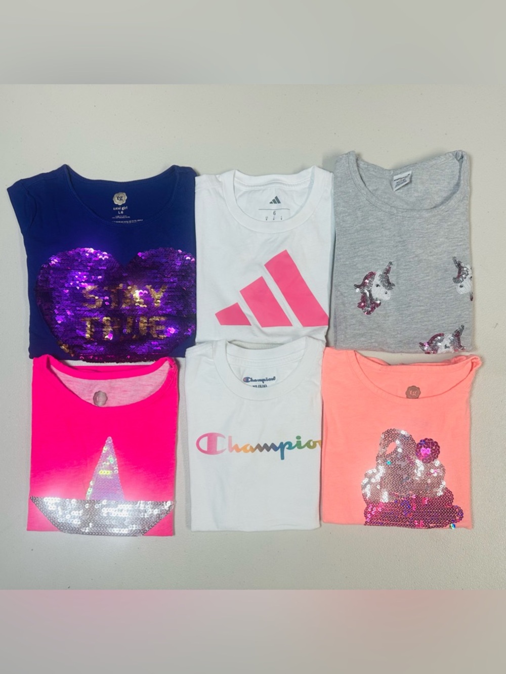 Bundle of 6 girls Shirts size 6